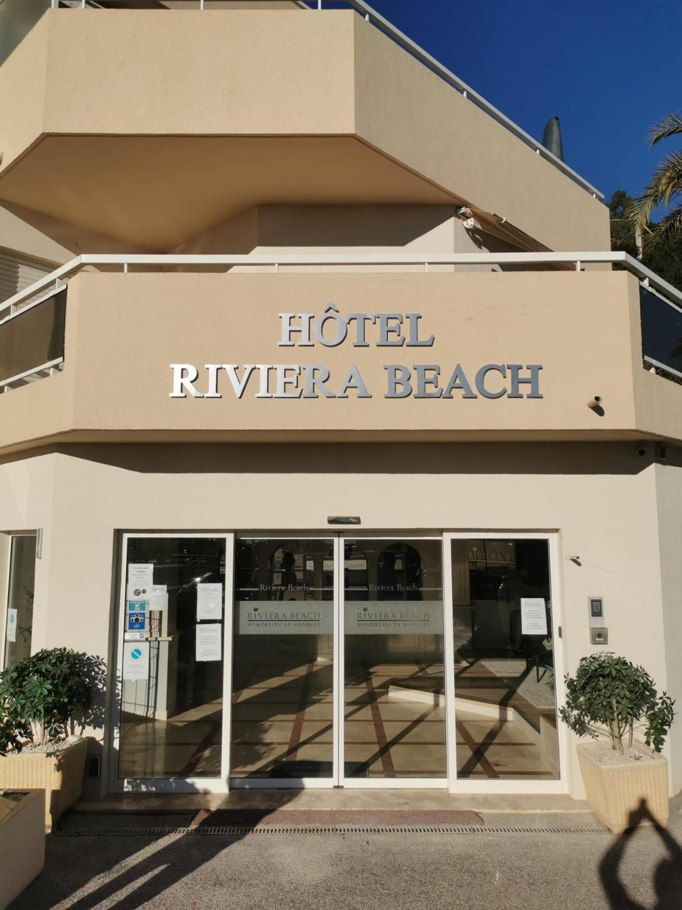 Riviera Beach Hotel Mandelieu-la-Napoule Exterior foto